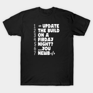 Update the Build (Programmer) T-Shirt